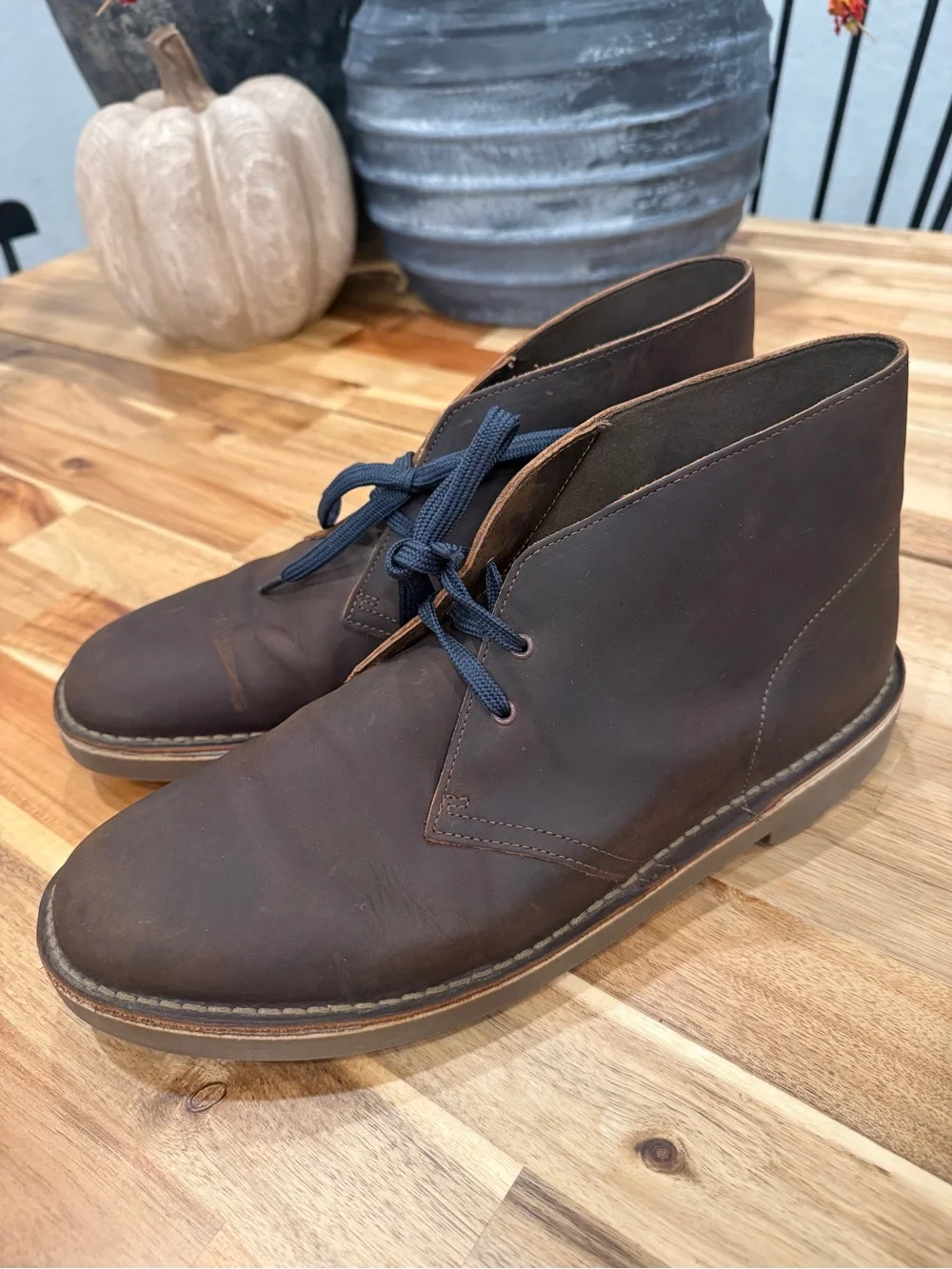 Clarks brown leather